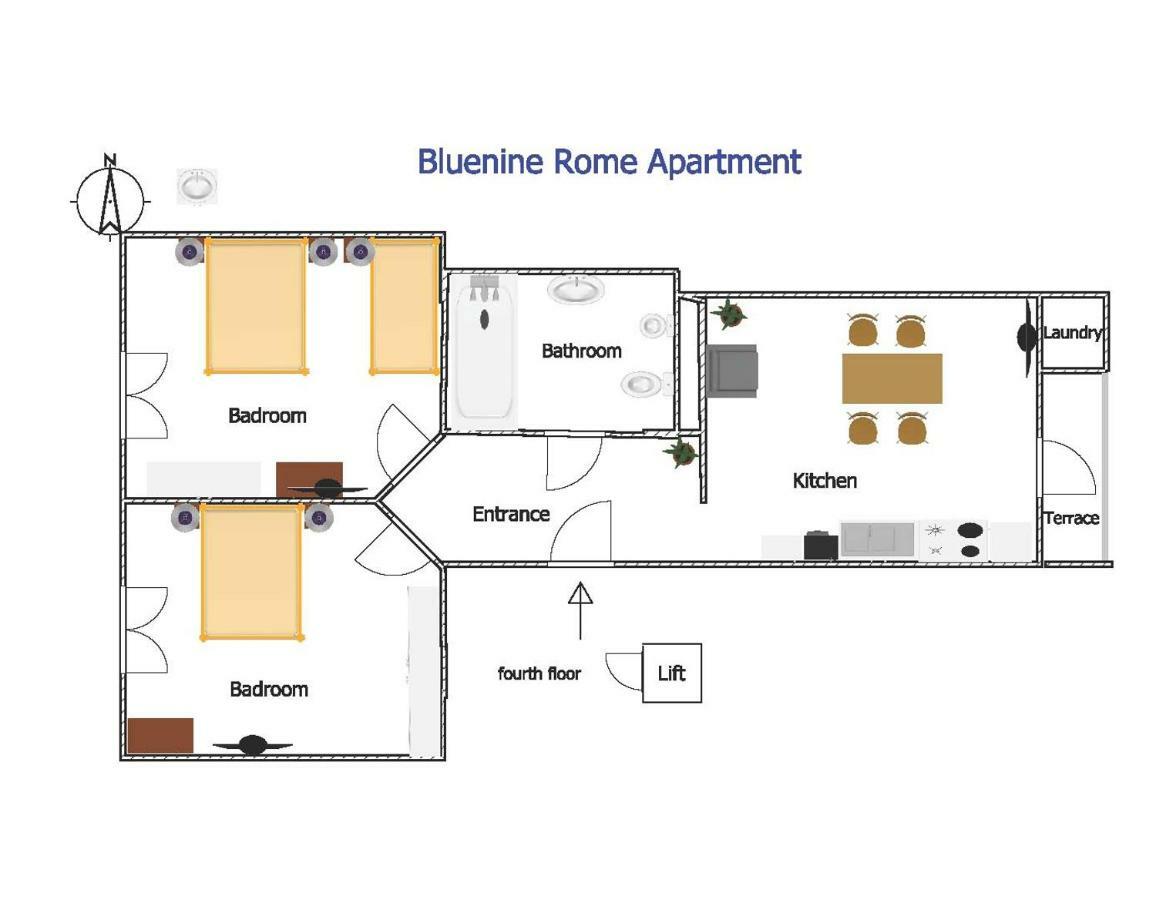Bluenine Rome Apartment מראה חיצוני תמונה